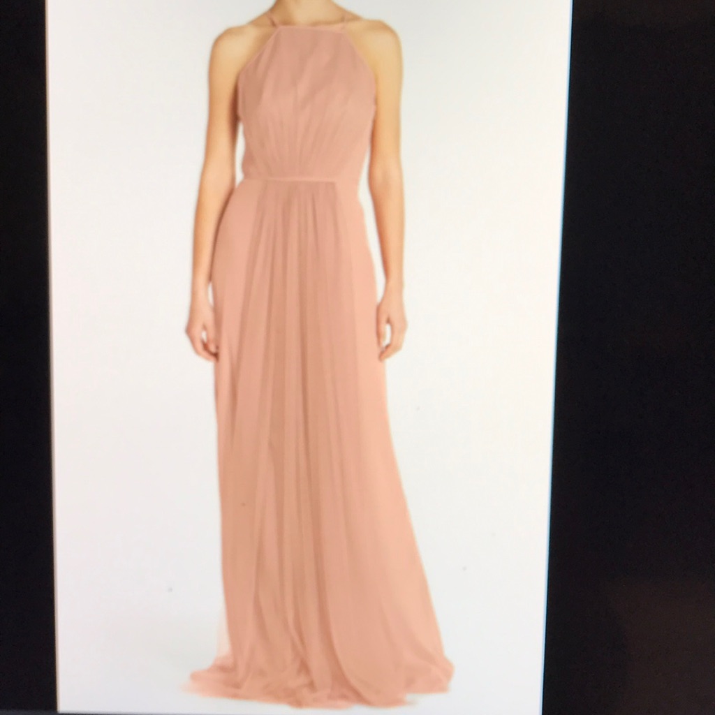 Chiffon And Tulle Halter Gown
